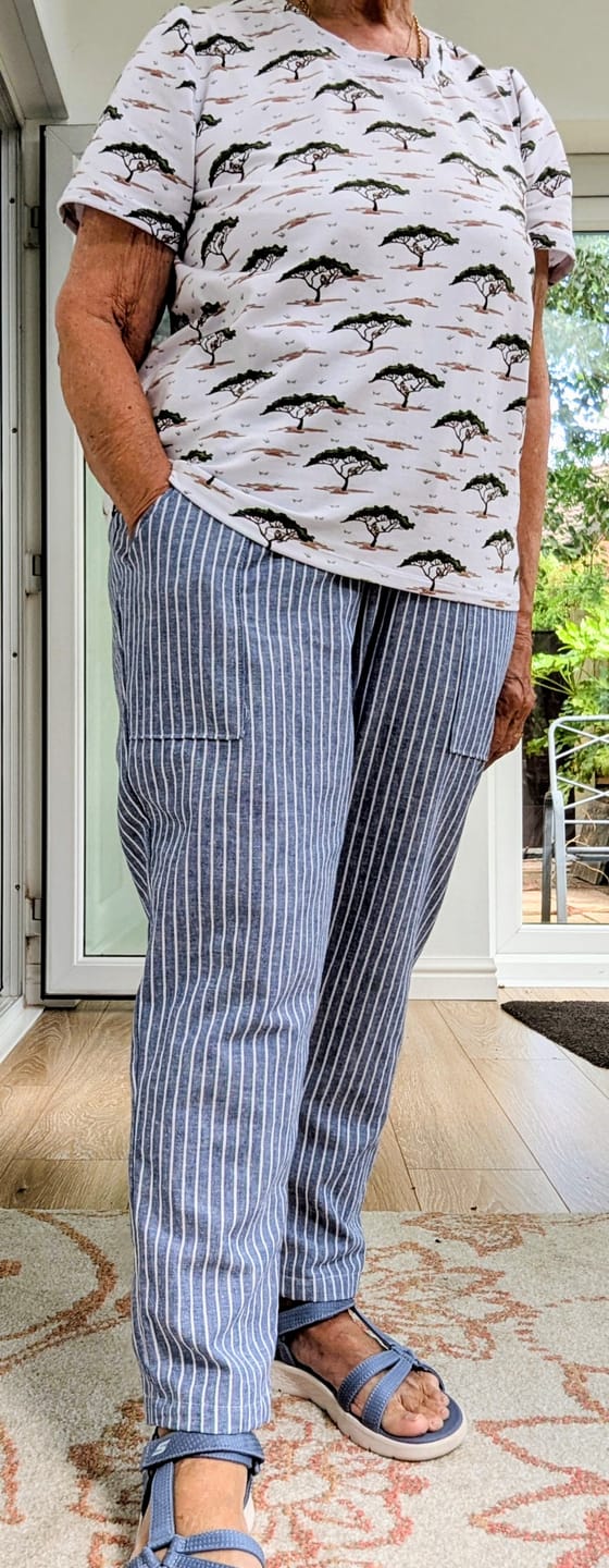 Customer photo review of Cotton Linen Fabric