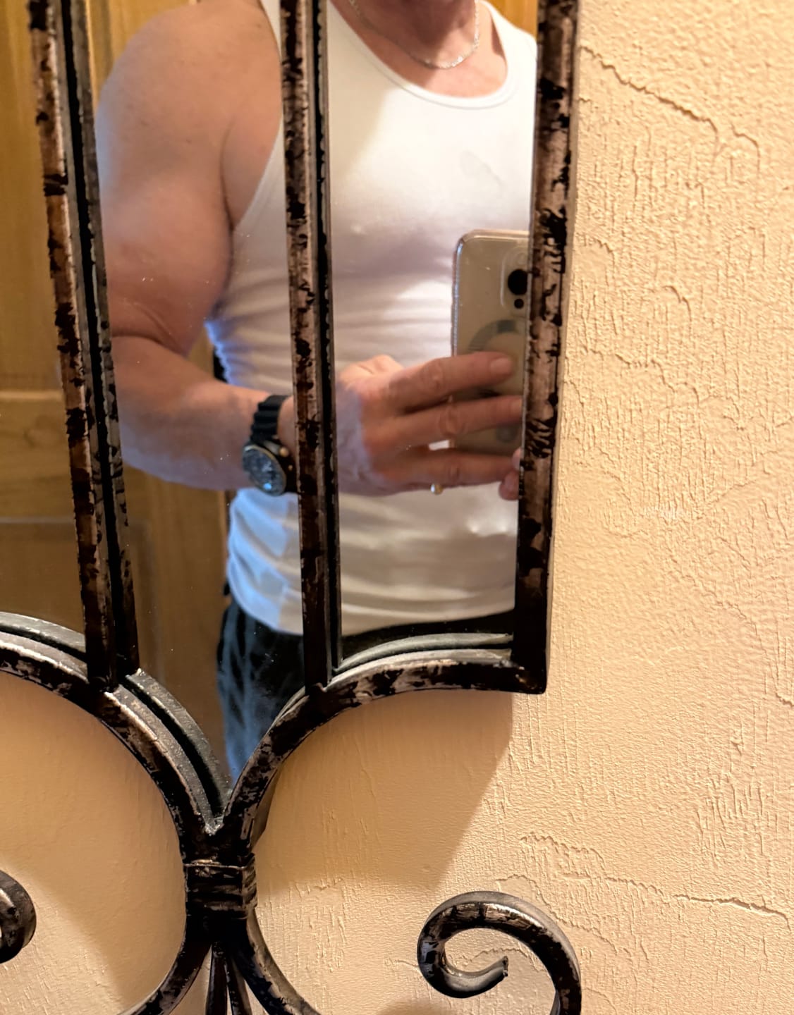 Customer photo review of Premium Ultra-Soft Cotton Fitted Tank 3 Pack