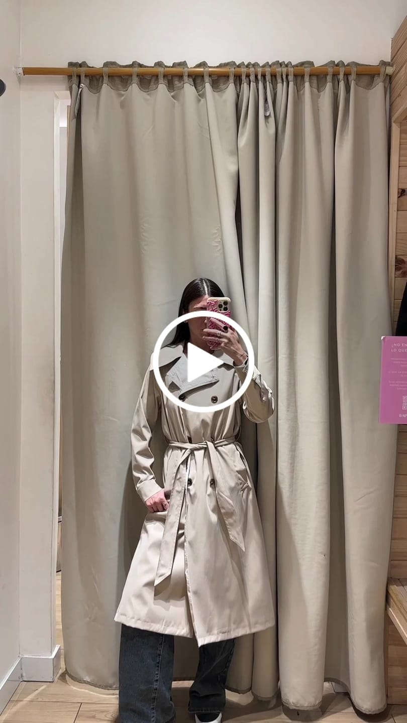 Customer video review of Abrigo Trench Beige
