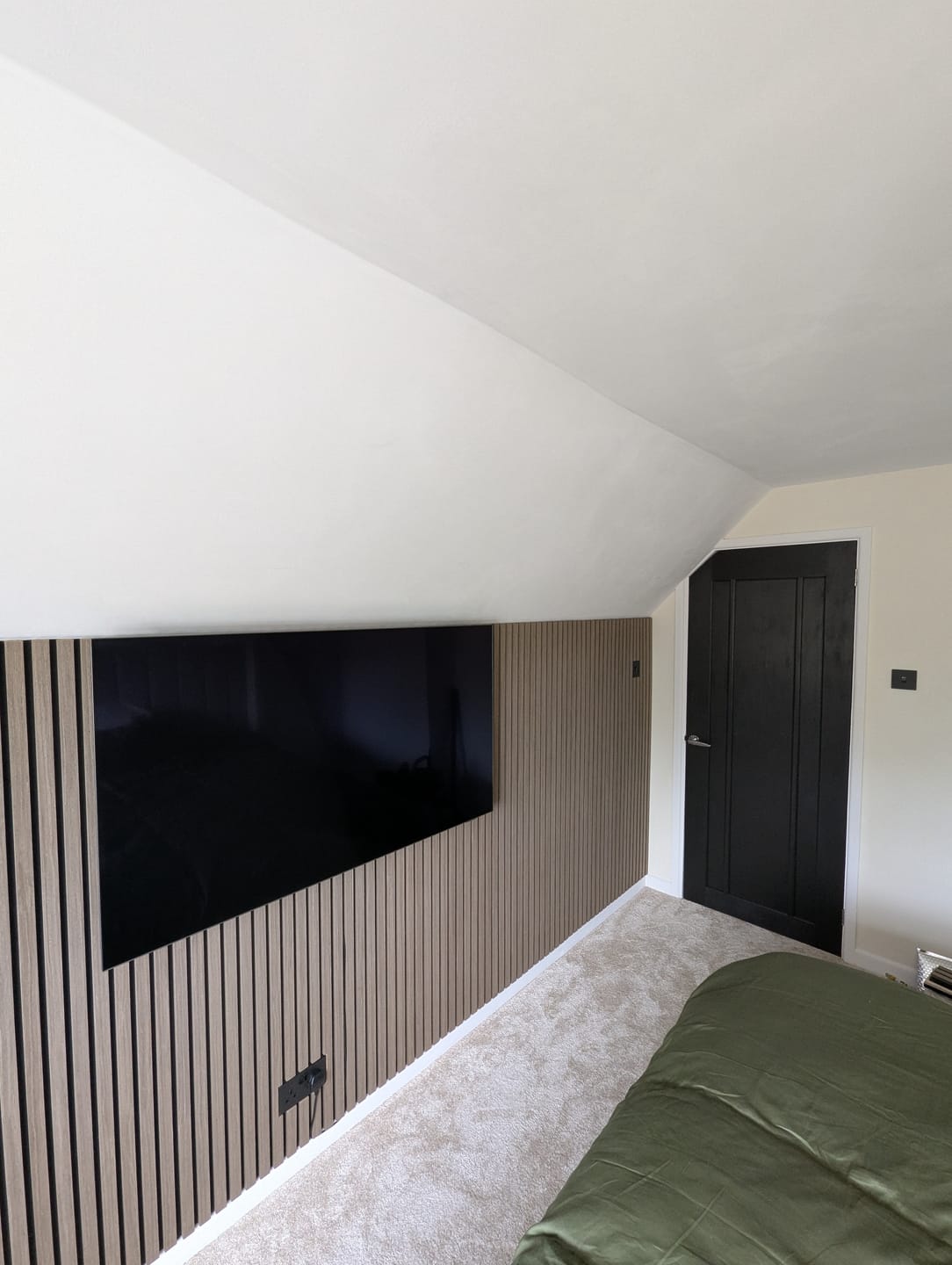 Customer photo review of Walnut Acoustic Wall Panel