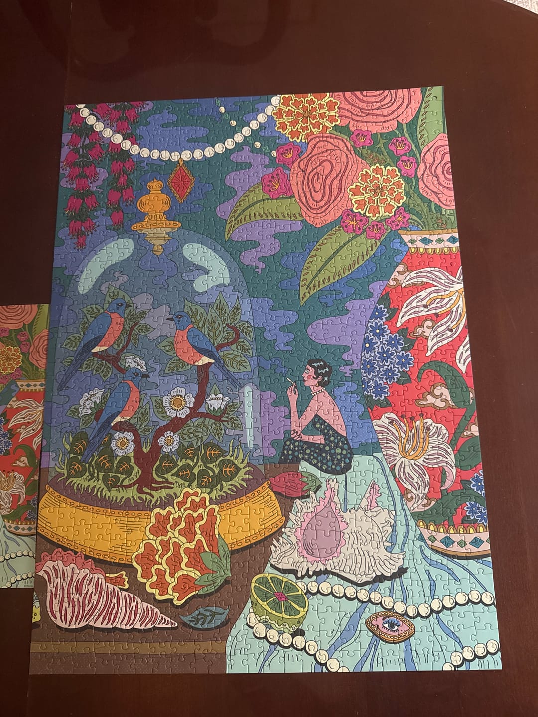 Customer photo review of Sunday Morning | 1000 Piece Puzzle