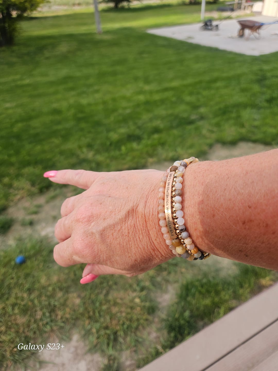 Customer photo review of SUNSTONE - ACCENT BRACELET