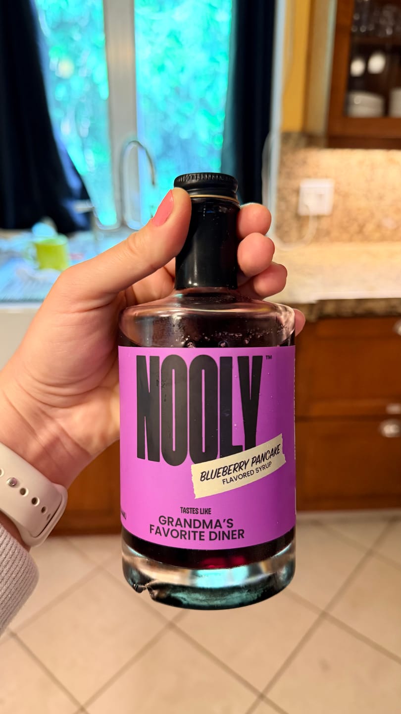 Customer photo review of Blueberry Pancake Syrup