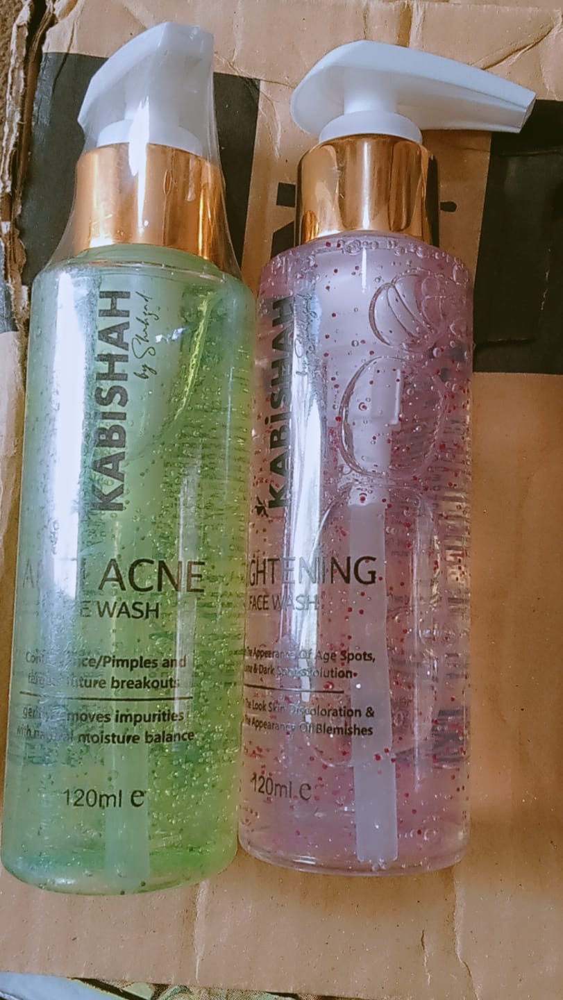 Customer photo review of Face Wash Bundle: Clear & Bright Face Fusion
