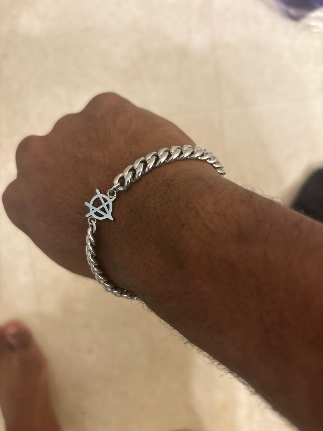 Customer photo review of ANARCHY CUBAN BRACELET