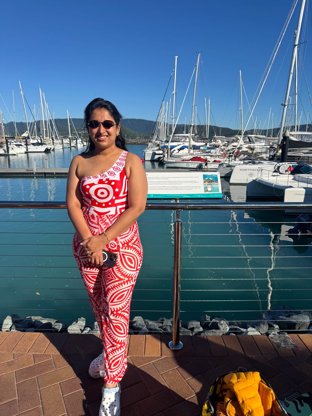 Customer photo review of Nemo Swimsuit With Pants In Red