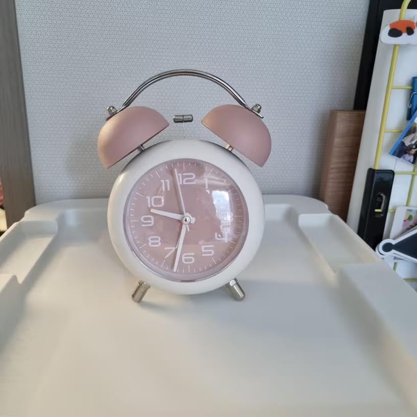 Customer photo review of Pastel Alarm Clock