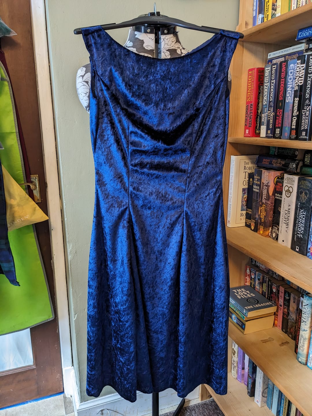 Customer photo review of Crushed Velvet Fabric