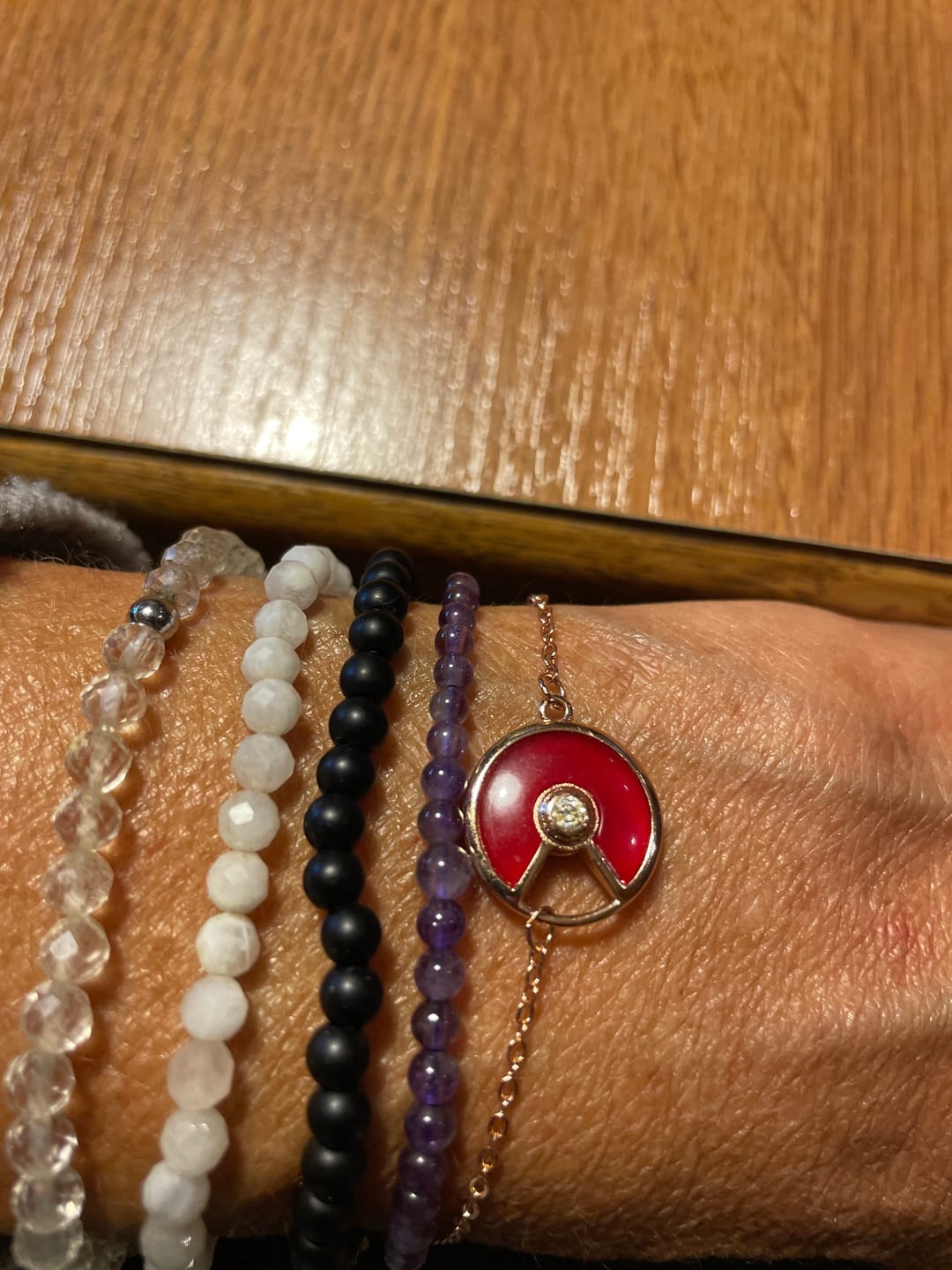 Customer photo review of Karneol Armband - Kreismedallion