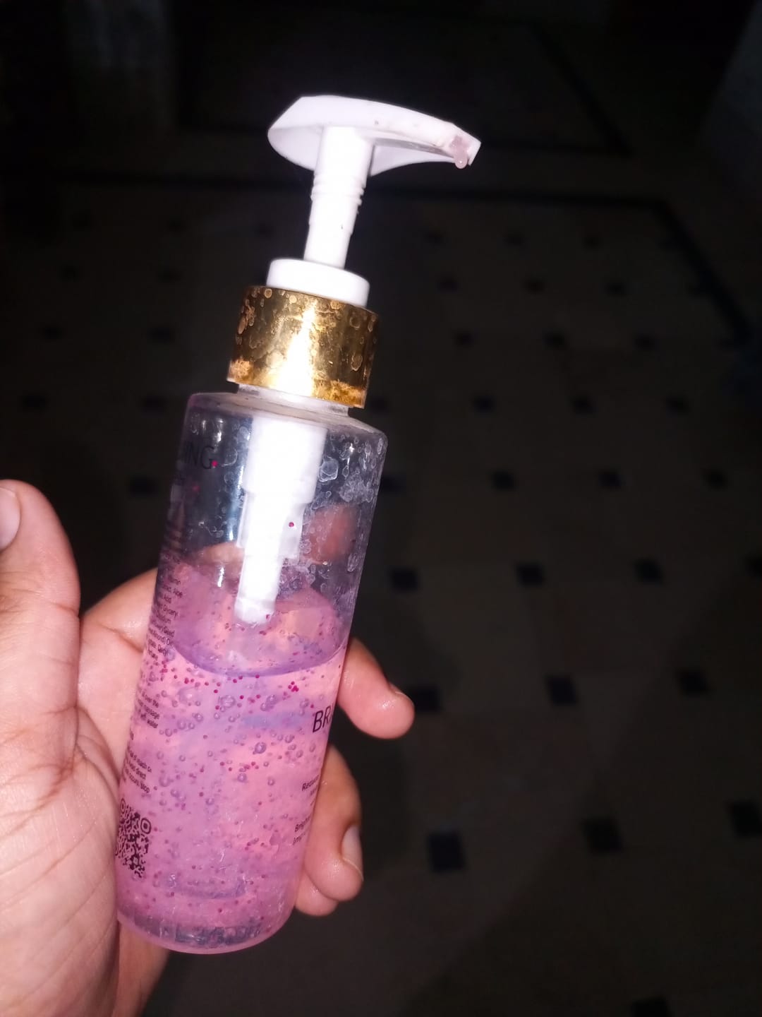 Customer photo review of LuminaBright Whitening Face Wash Double Pack: Duo Glow