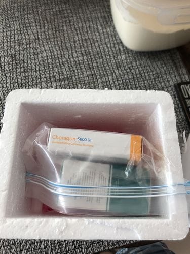 Customer photo review of Choragon | Gonadotropina coriónica humana (HCG) 5,000ui