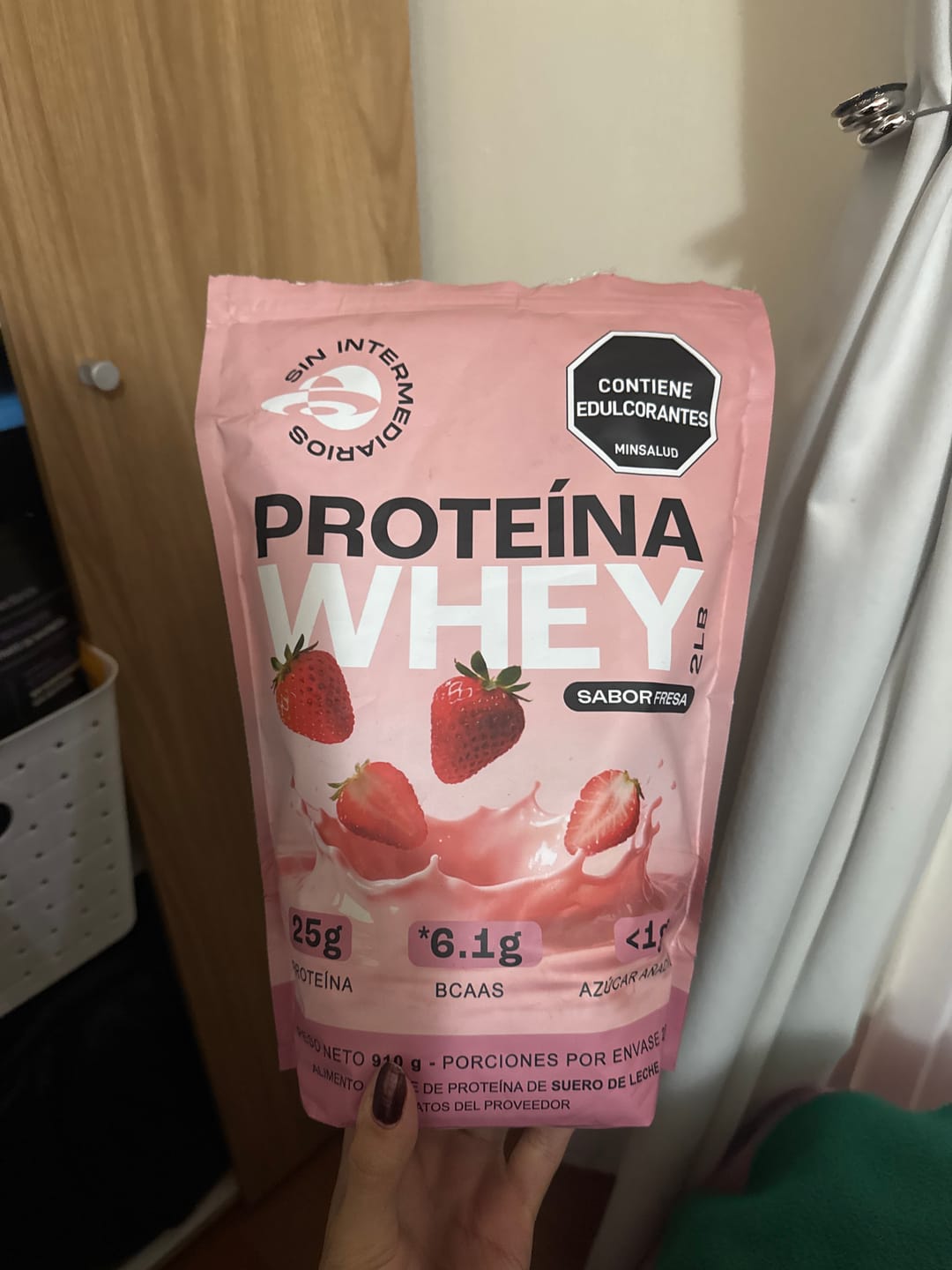 Customer photo review of Proteína Whey - Fresa