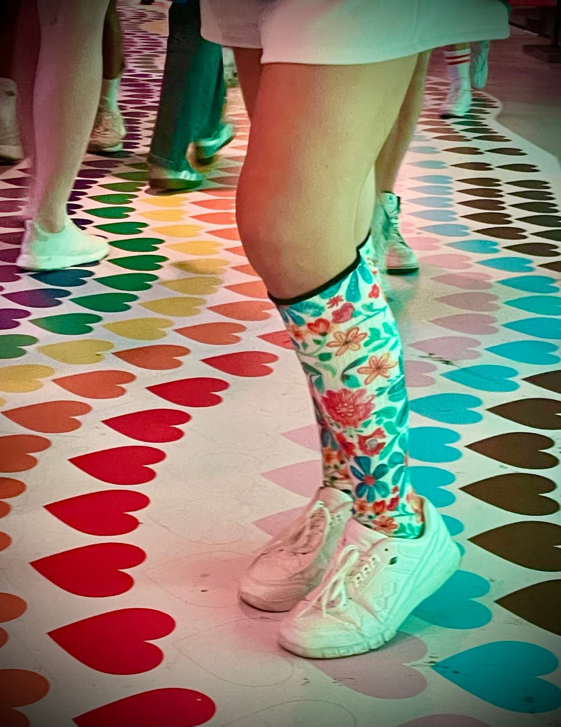 Customer photo review of Fiesta Compression Socks 5-Pack Bundle