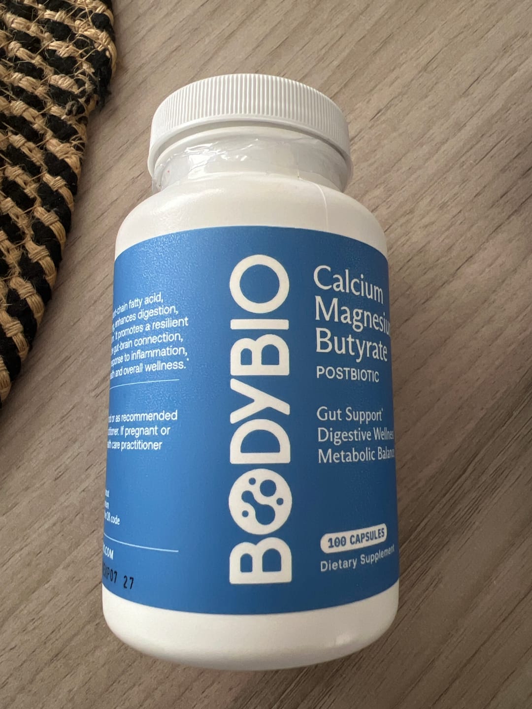 Customer photo review of Bodybio Butyrate