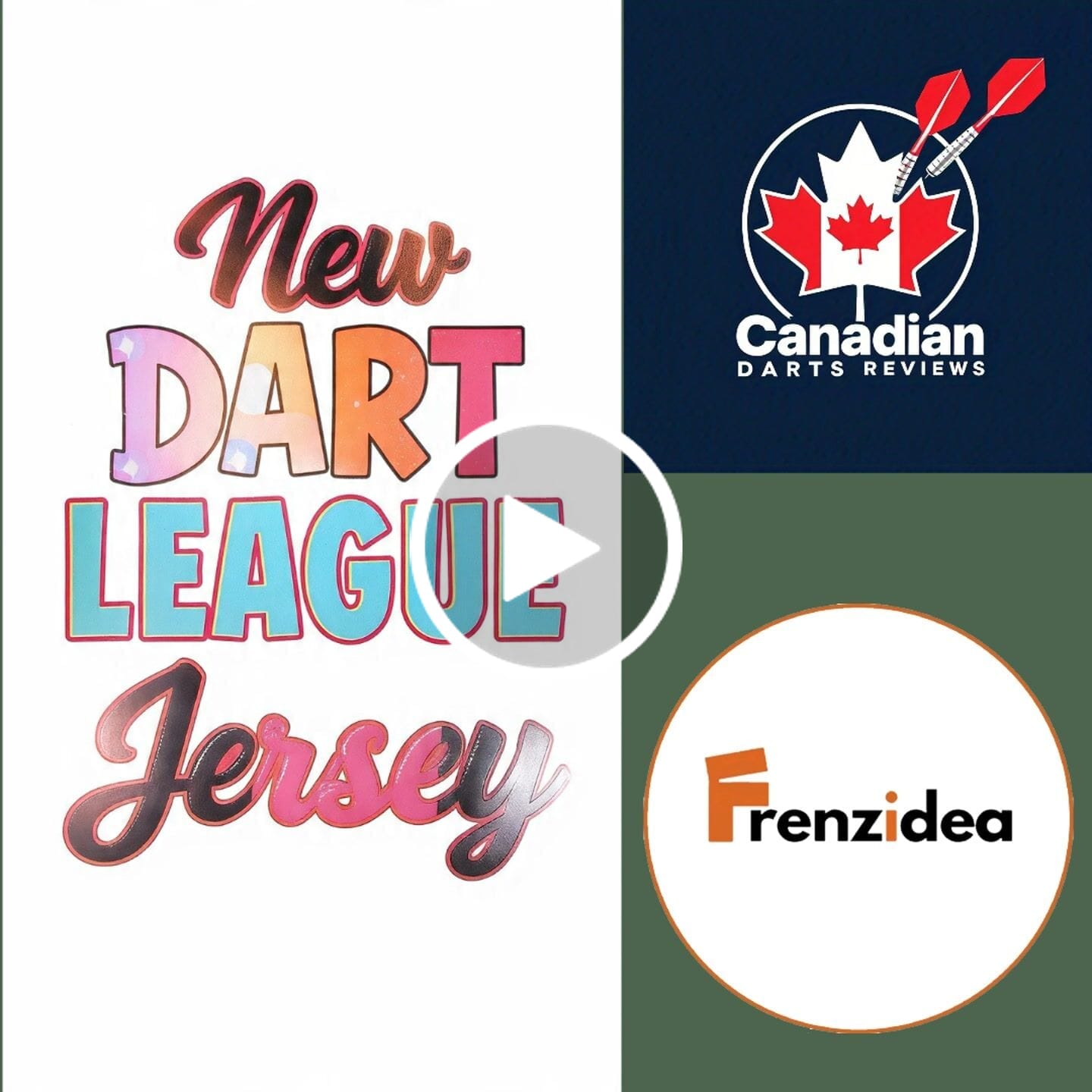 Customer video review of Frenzidea Custom Shirt for Canadian-Darts Reviews-Sorry