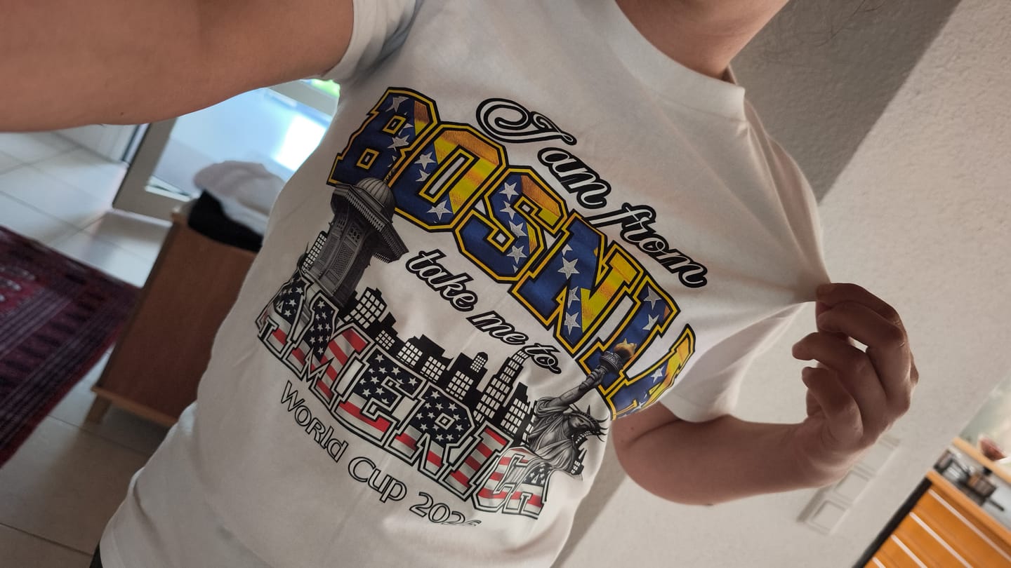 Customer photo review of Take me to America Premium T-Shirt