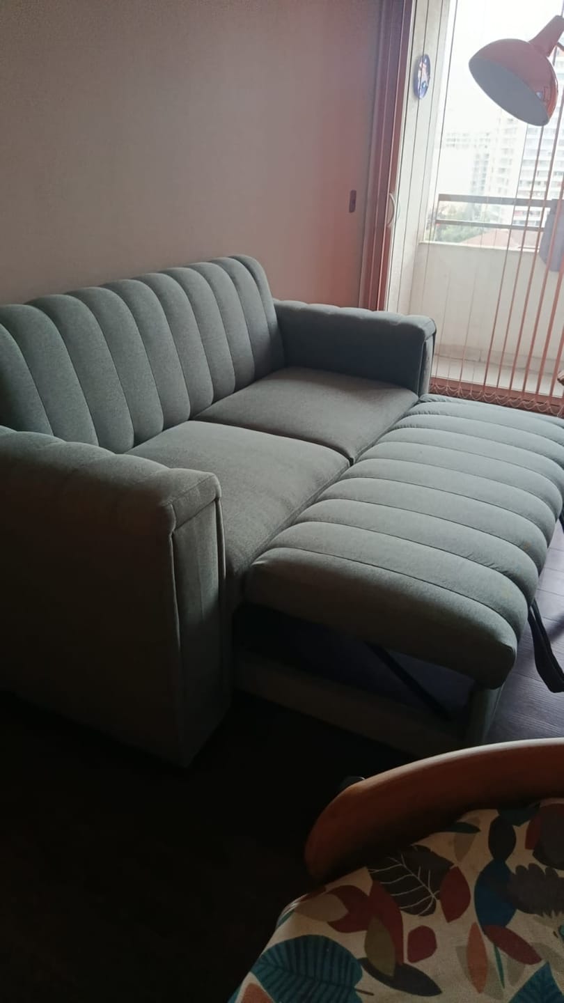Customer photo review of Sofá cama Nantes