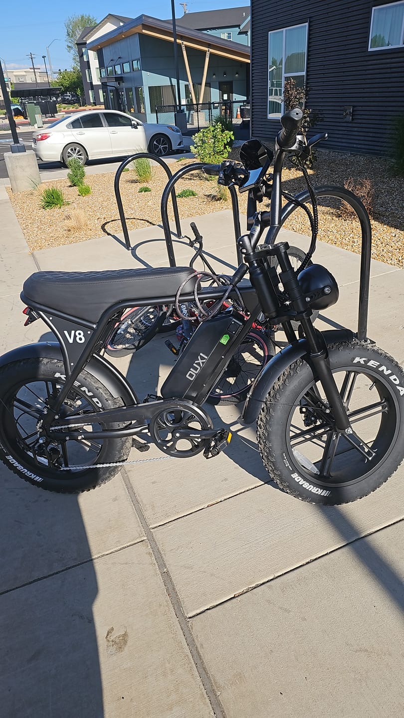 Customer photo review of OUXI V8 750W Fat Tire Electric Bike
