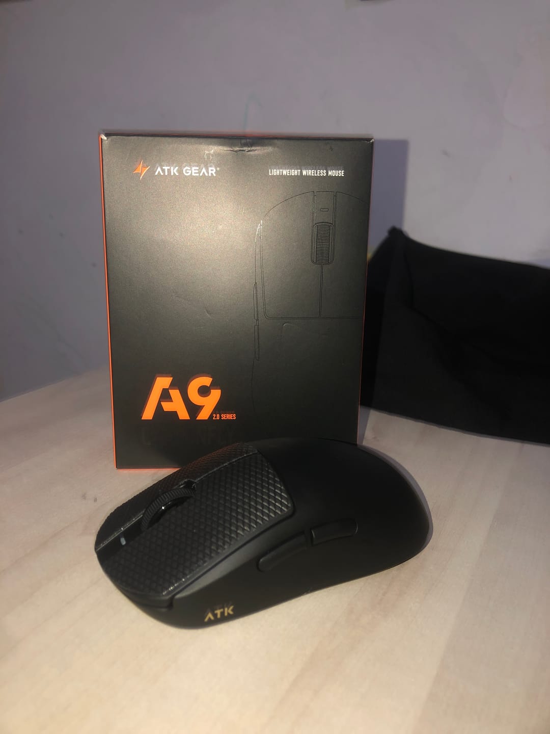 Customer photo review of ATK Dragonfly A9 Wireless Mouse