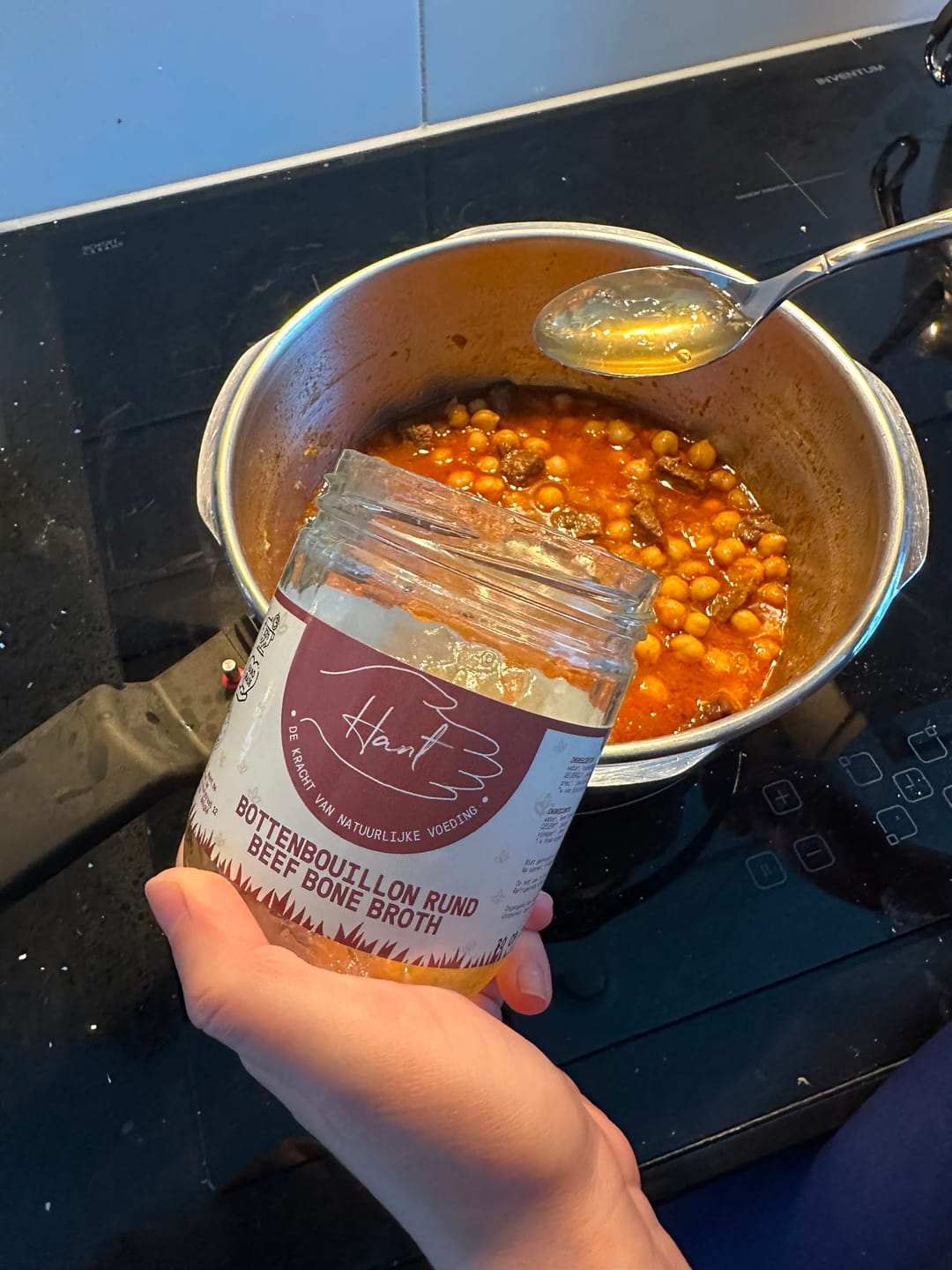 Customer photo review of Bottenbouillon - Rund - Bone Broth - Halal - Collageen - 400mL