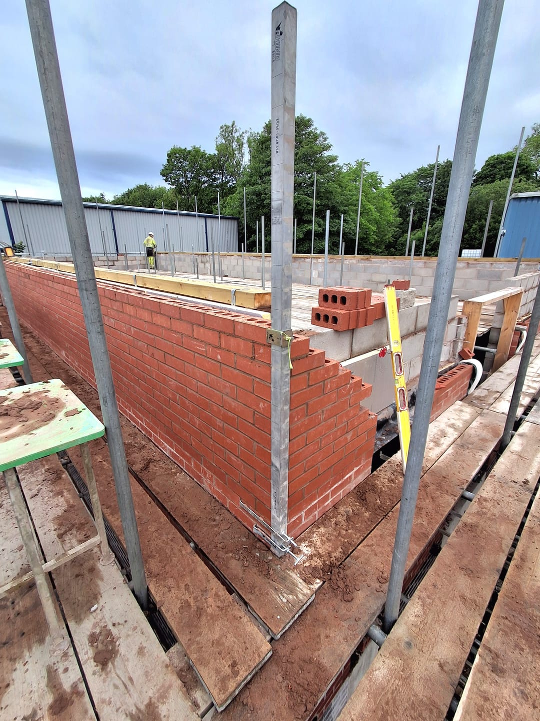Customer photo review of External Brick Clamp - Small (103mm - half brick)