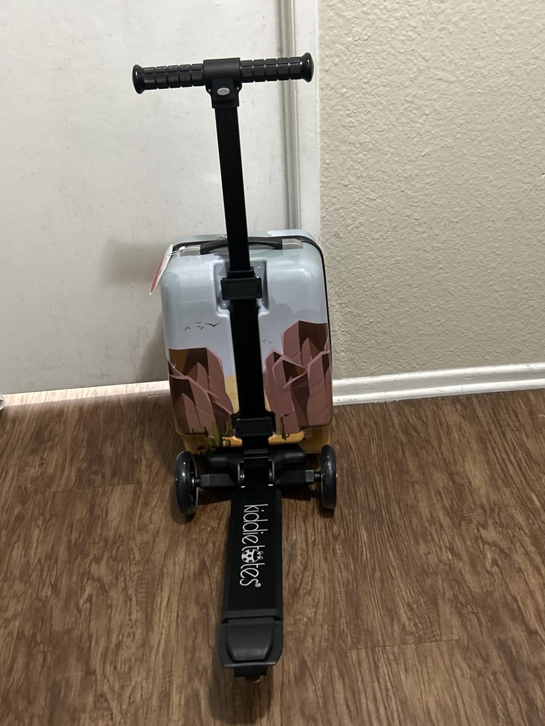 Customer photo review of Monster Truck Detachable Scooter Luggage