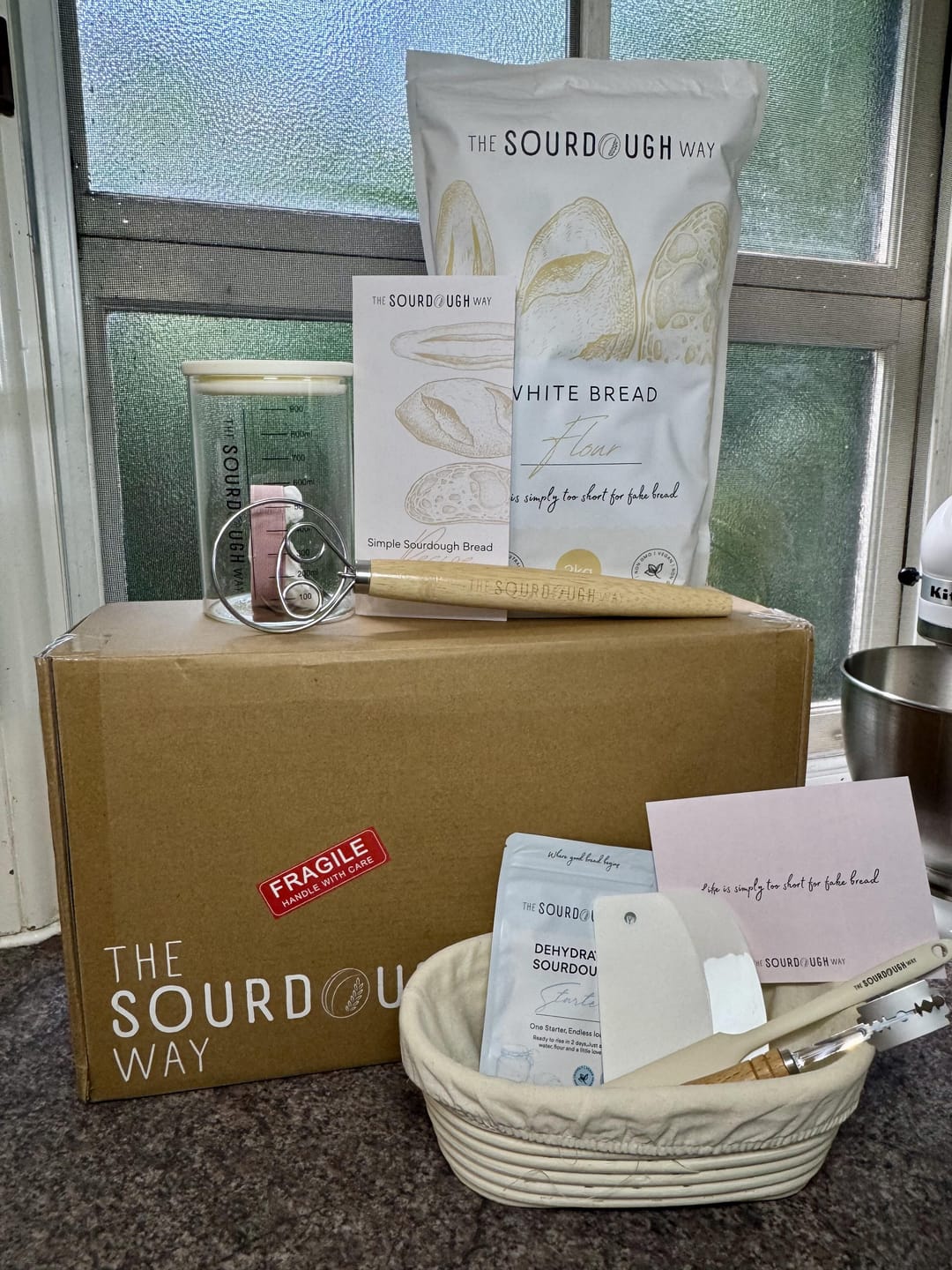 Customer photo review of Sourdough Starter Kit –  Complete Bread Baking Kit for Beginners