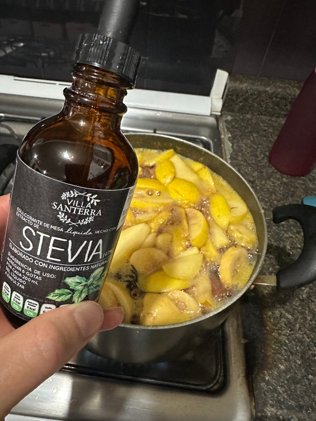 Customer photo review of Stevia Líquida Villa Santerra 500 ML Para Food Service