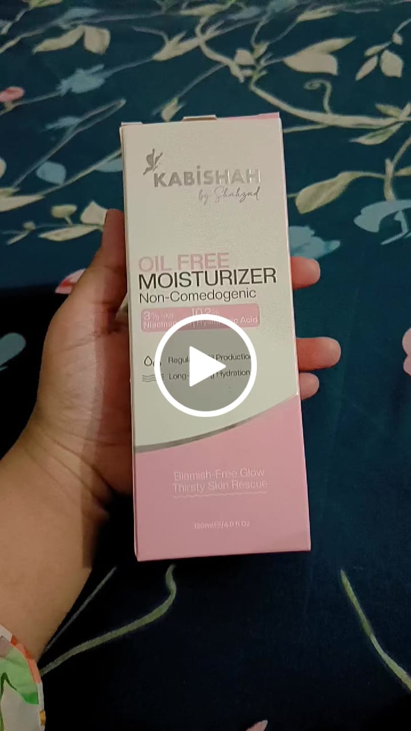 Customer video review of Oil Free Moisturizer Buy 1 Get 1 Free