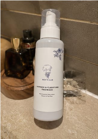 Customer photo review of Fairness Facewash