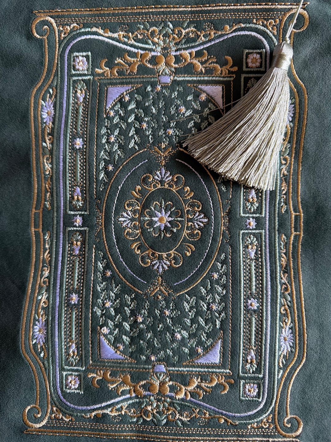 Customer photo review of Literati Book Sleeve - Sage