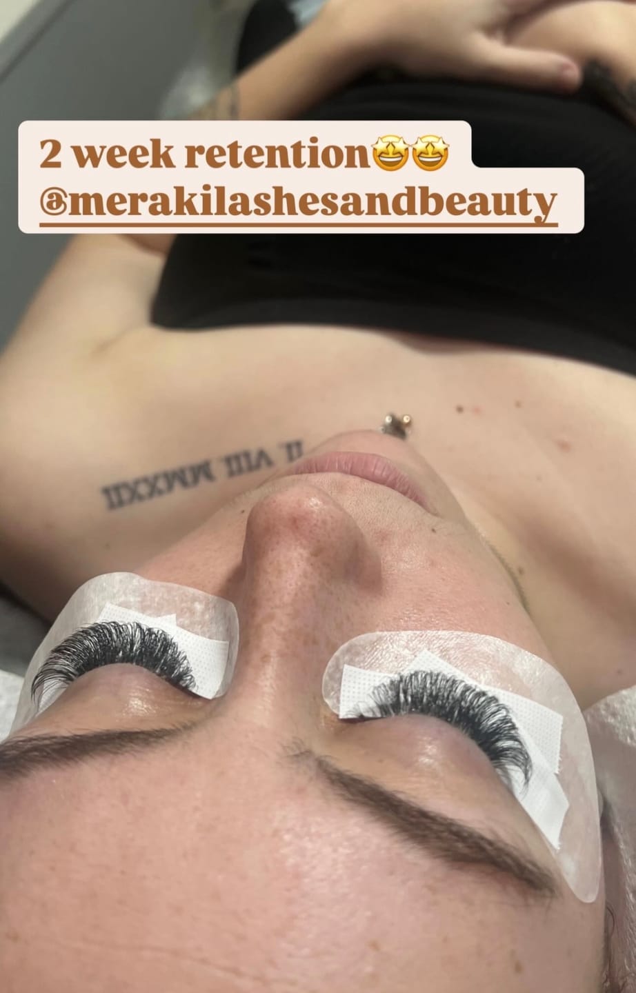 Customer photo review of MVP Lash Adhesive - Best-Selling Pro Glue | 7-Week Retention, 1-2s Dry Time | 10ml