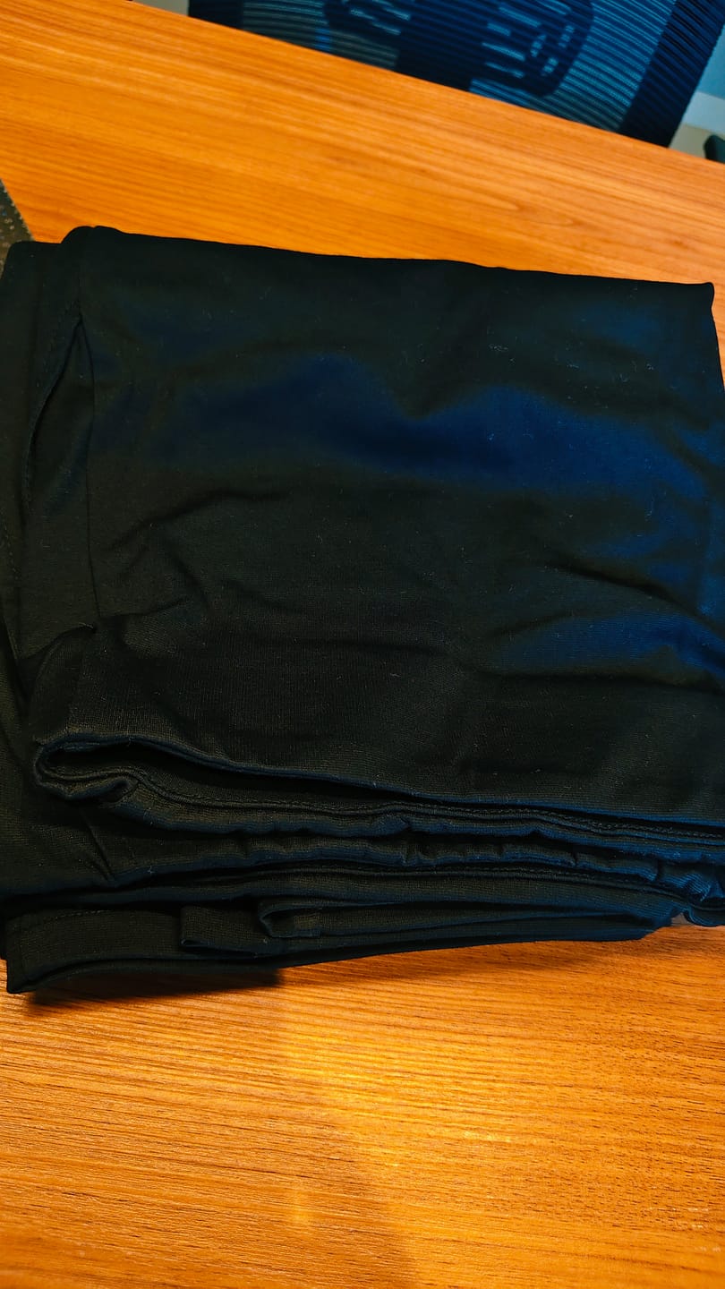 Customer photo review of Women Black Wide Leg Pants
