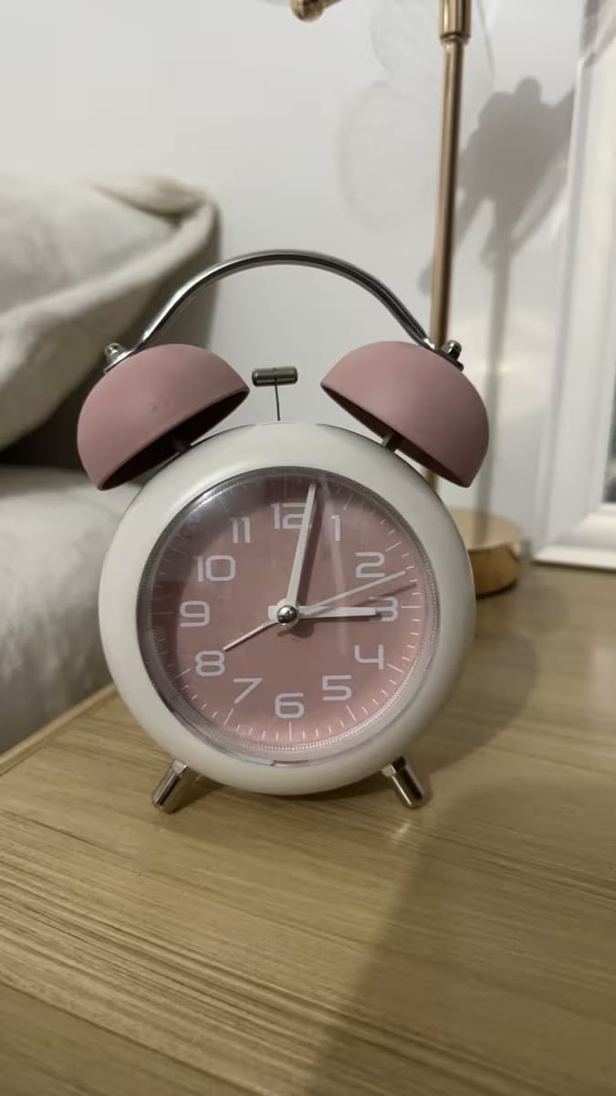 Customer photo review of Pastel Alarm Clock