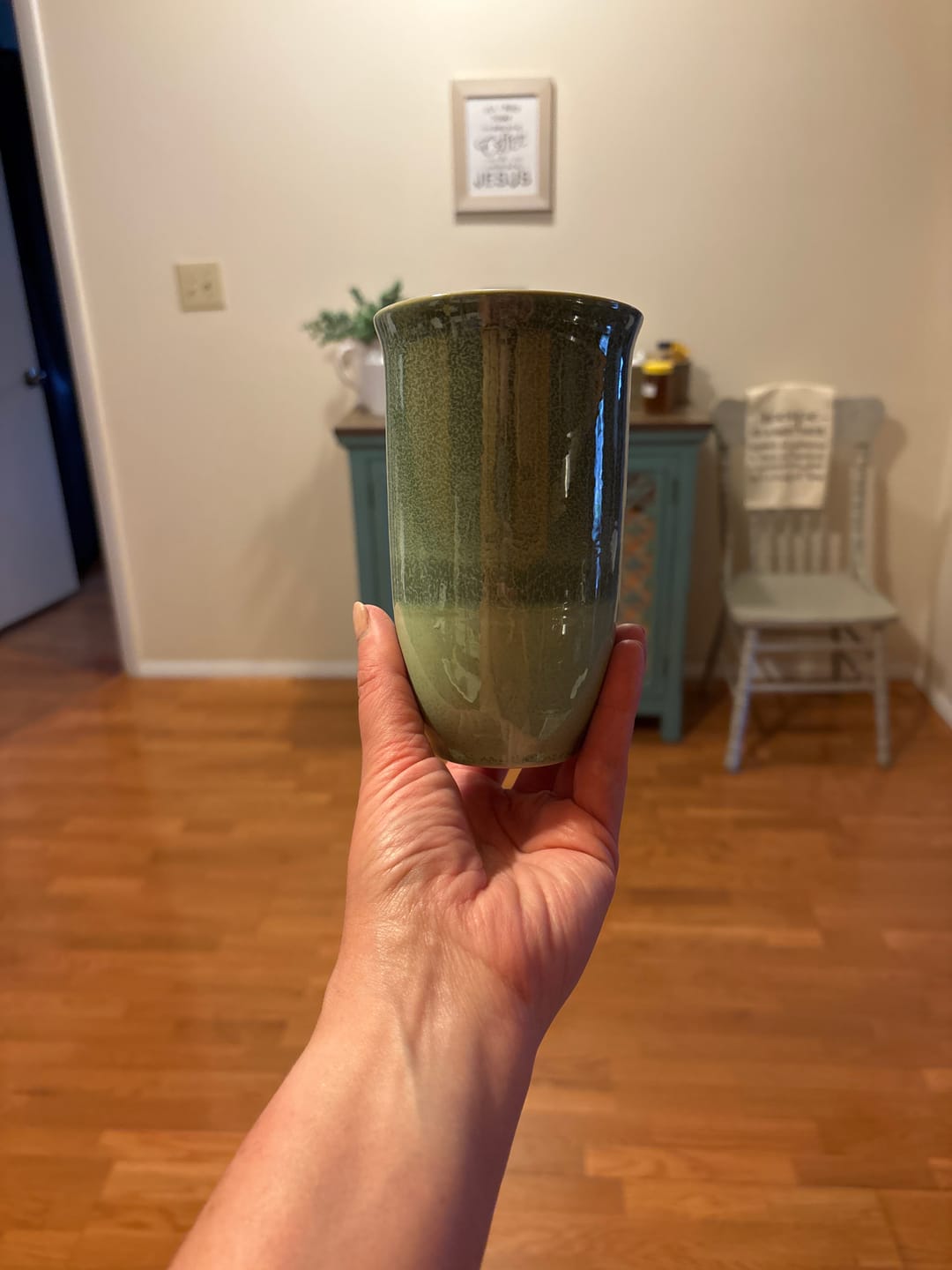 Customer photo review of Emerald Cup 16oz