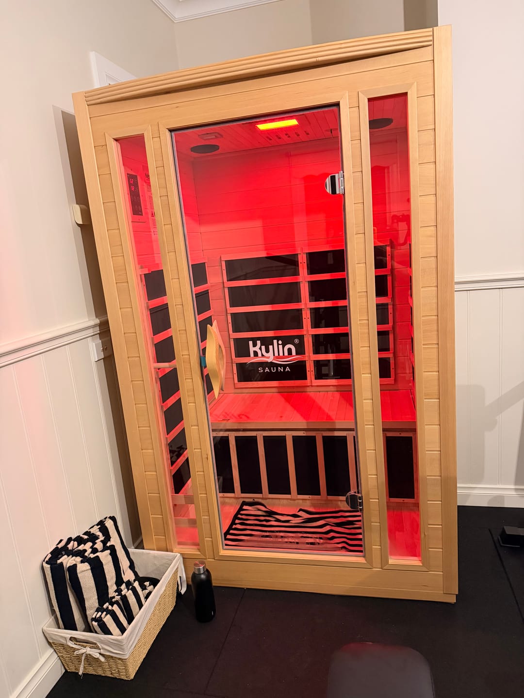 Customer photo review of Kylin Low EMF Premium Carbon Far Infrared Sauna 2 people - K8202
