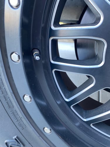 Customer photo review of VALVE STEM CAPS