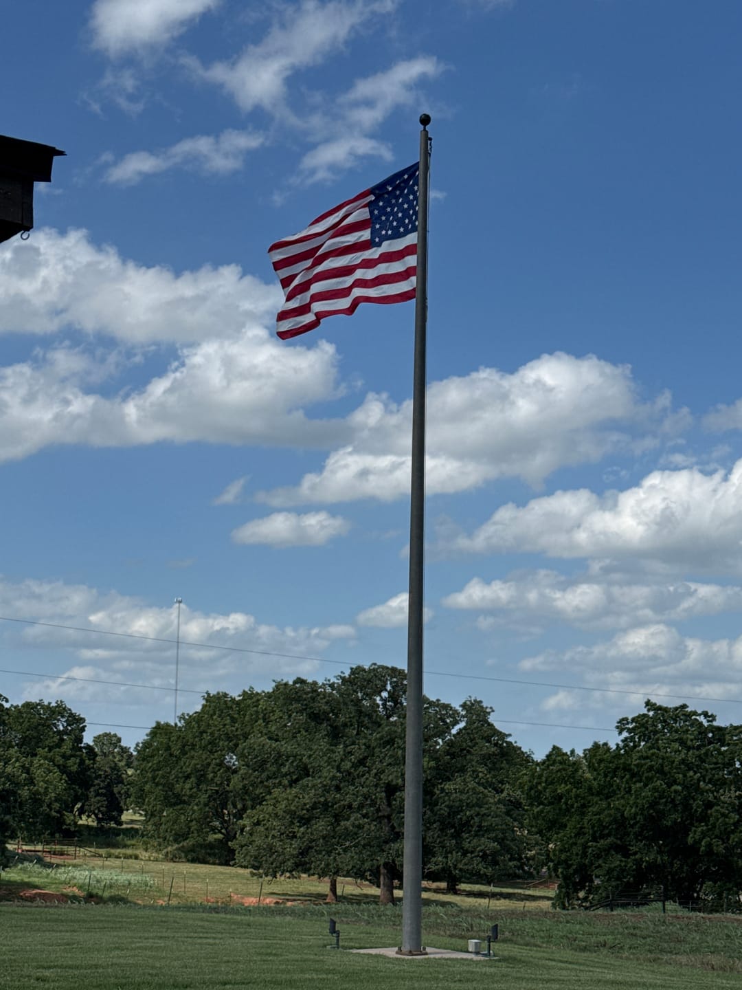 Customer photo review of 6' x 10' American Flag