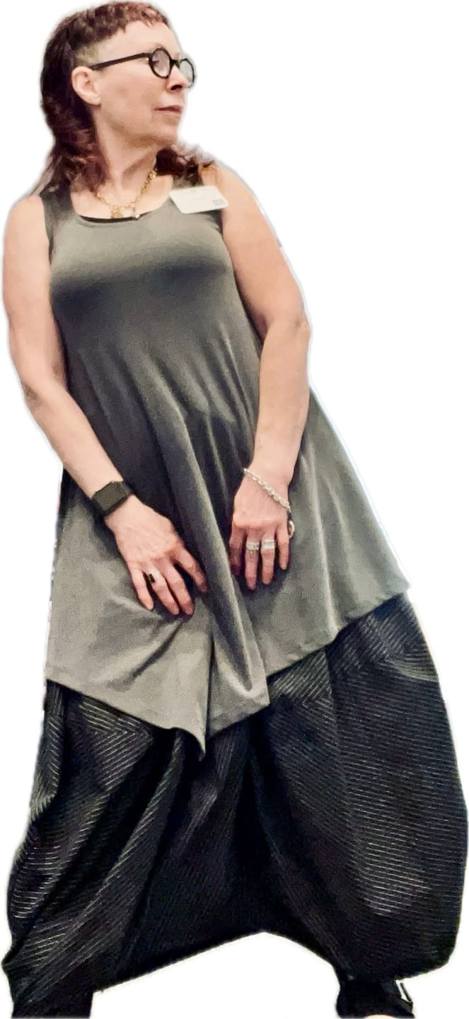 Customer photo review of Urban Soft Structure Balloon Skirt, Grid