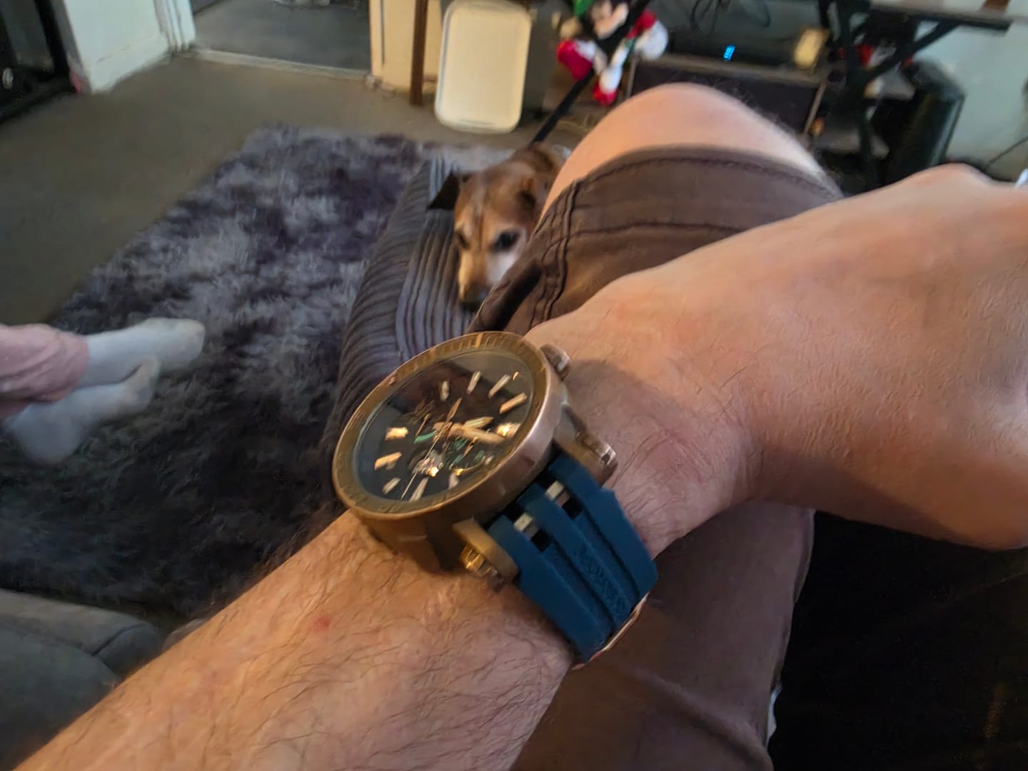 Customer photo review of ENERGIA PETROL BLUE SILICONE STRAP 26MM - RSG BUCKLE