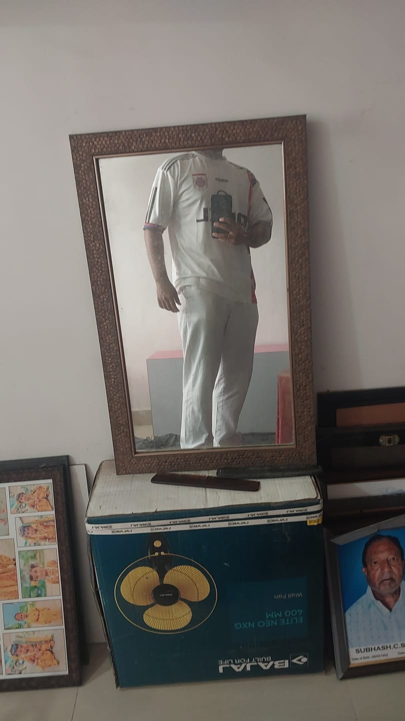 Customer photo review of Men White Cotton Pant
