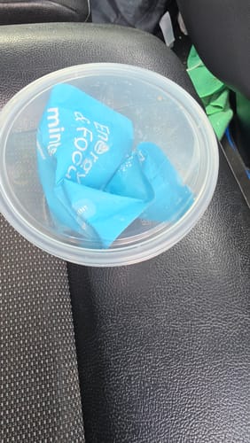 Customer photo review of Energy & Focus Mints