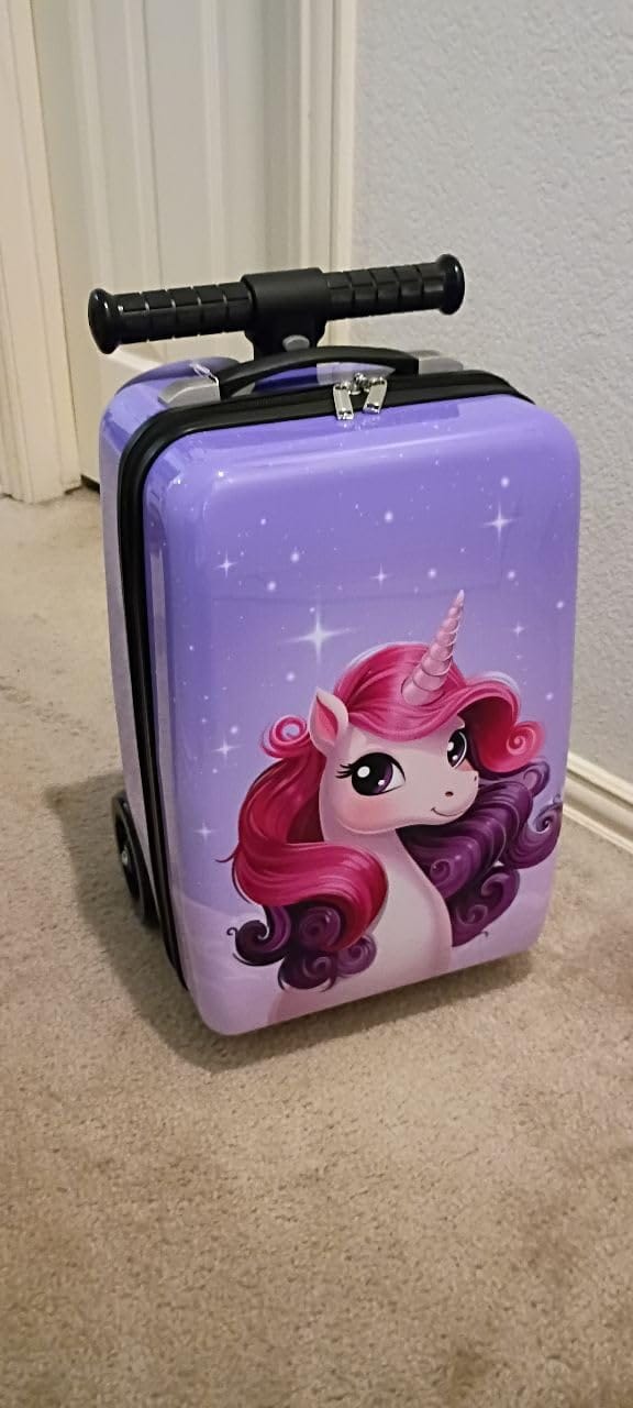 Customer photo review of Unicorn Detachable Scooter Luggage