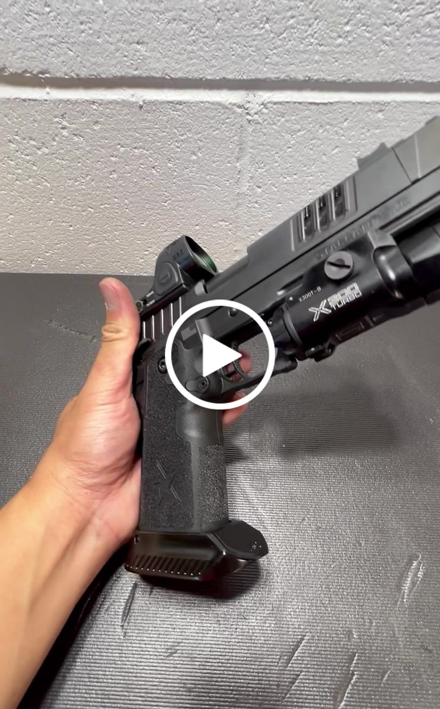 Customer video review of STI 2011 Brass Magwell | IPSC/USPSA Open