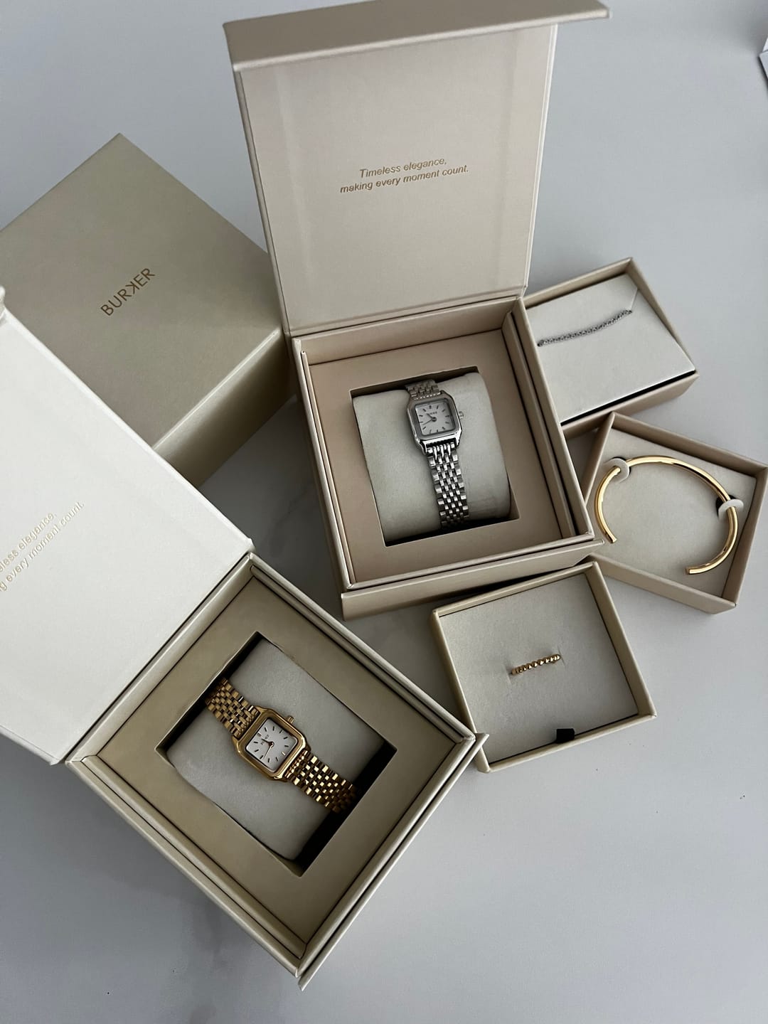 Customer photo review of Macy Petite Gold White