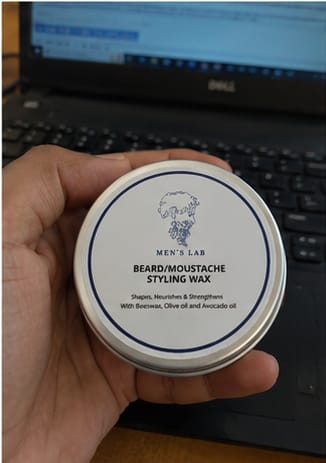 Customer photo review of Anti hairfall & beard care Bundle (Anti Hair Fall Serum + Beard/Moustache Wax)