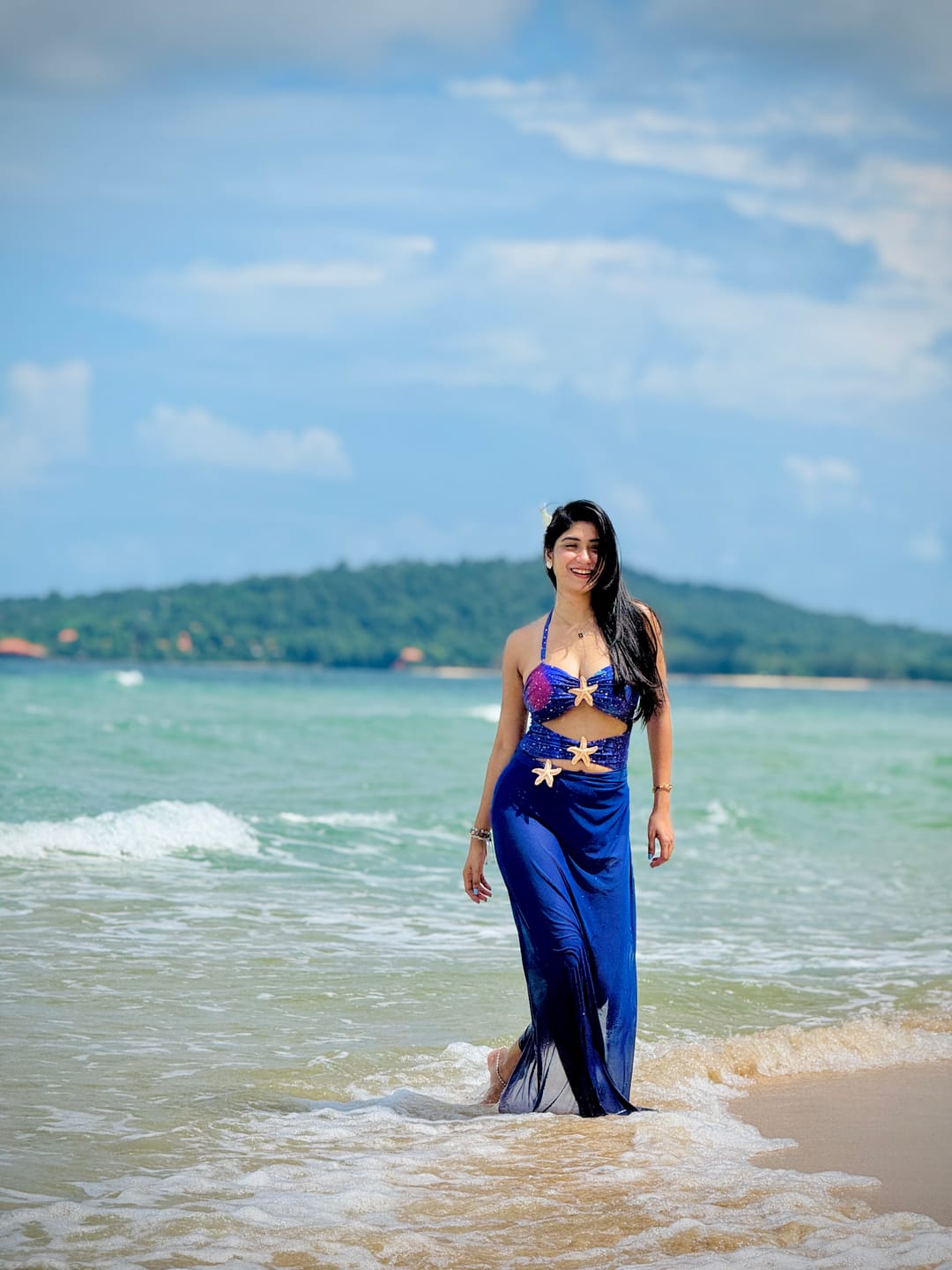 Customer photo review of Mavis Cutout Swimsuit With Skirt