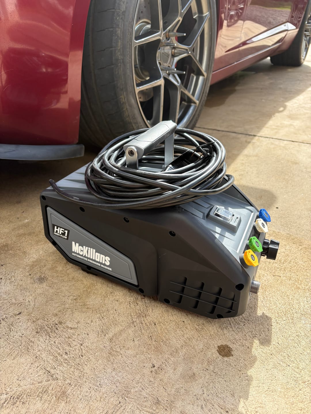 Customer photo review of McKillans HF1 — High-Flow Pressure Washer for Cars