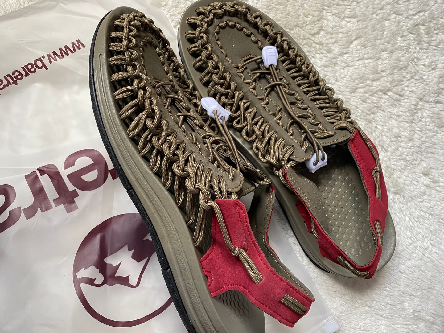 Customer photo review of Sandalias Barefoot unisex TrailStep™
