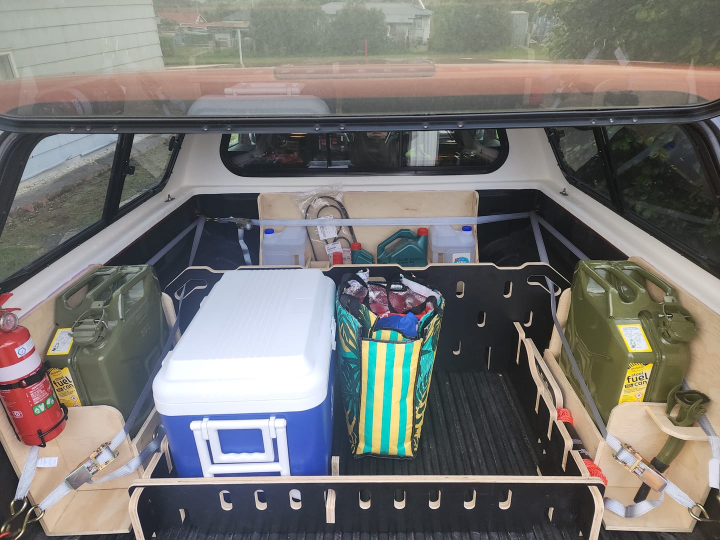 Customer photo review of Ute Tray Storage Divider - Toolbox & Drawer Alternative | LOKRA